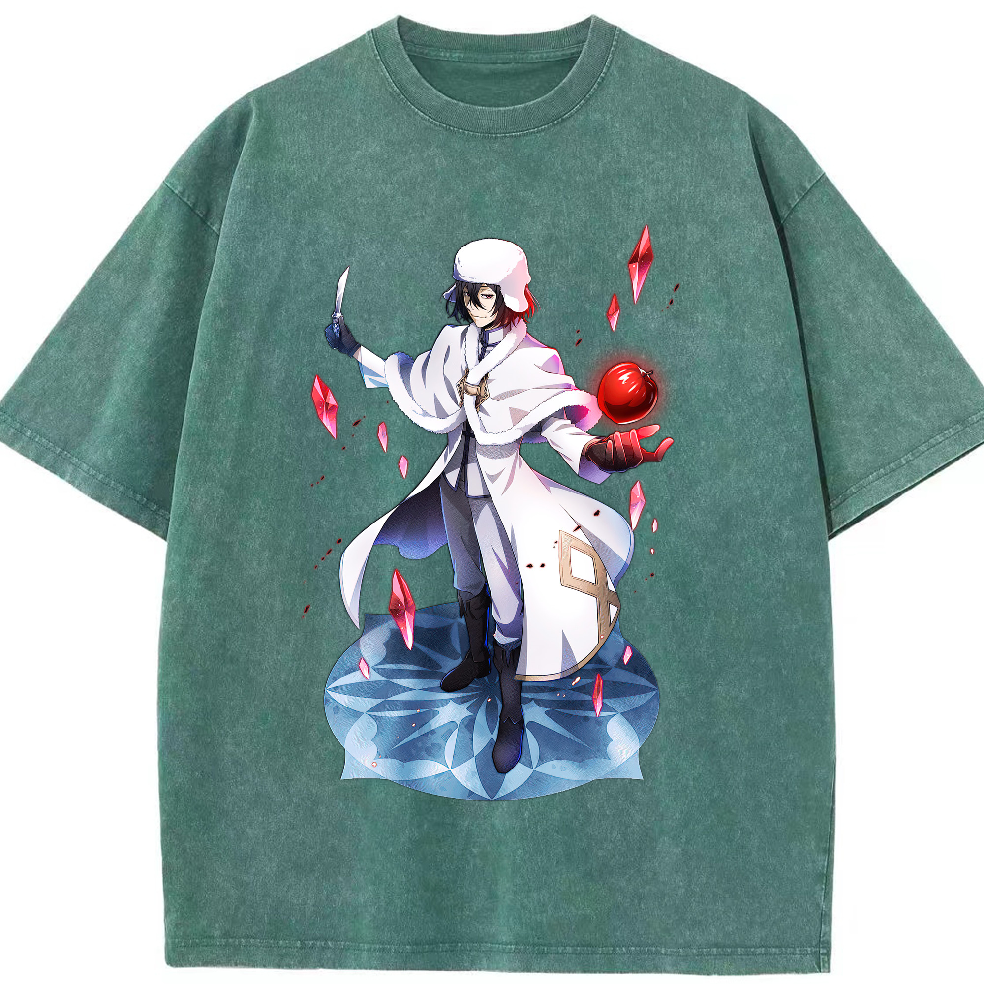 （画像用） 文豪ストレイドッグス Bungo Stray Dogs 綿100% ヴィンテージ風 半袖Tシャツ（フロントプリント）